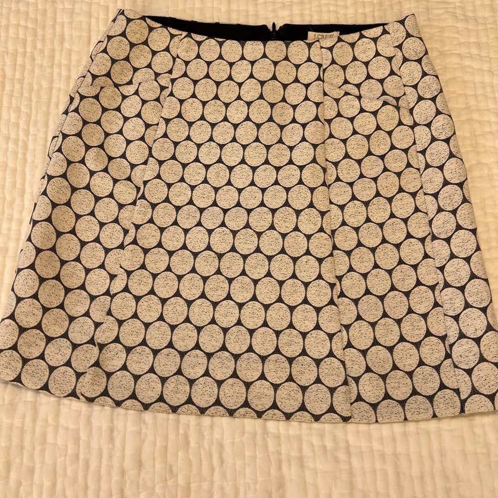 J.Crew Mini Skirt Size 00 Polka Dot